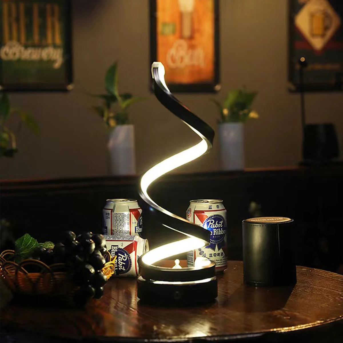 Spiral Modern Radiance Desk Lamp