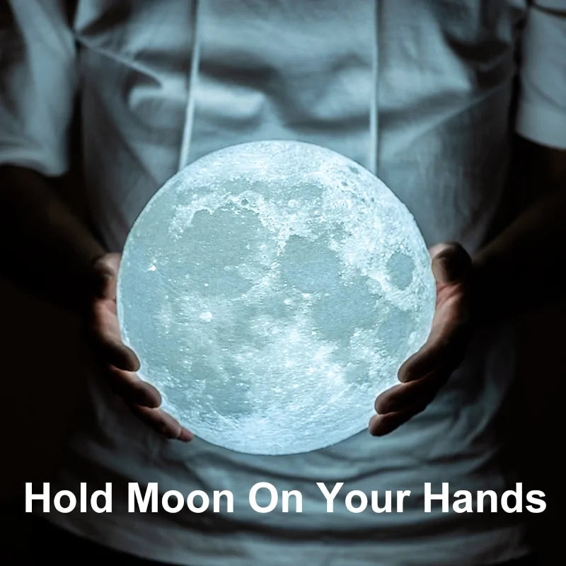 Glowing Moon Night Light Lamp