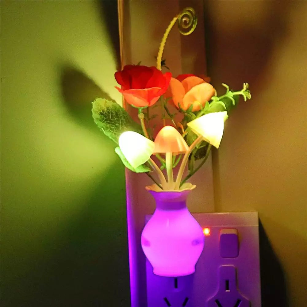 Lilac Rose Mushroom Glow