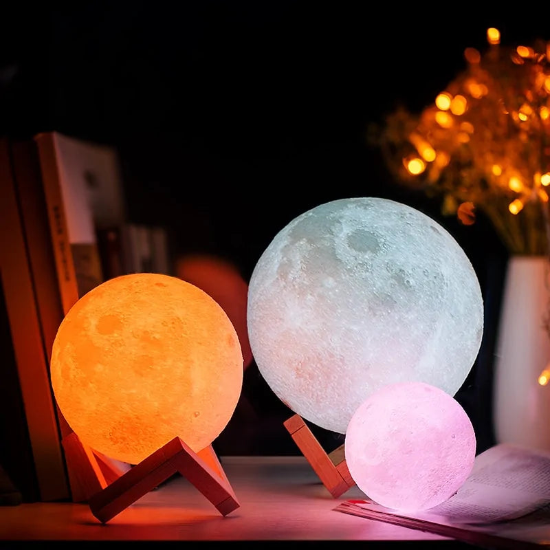 Glowing Moon Night Light Lamp